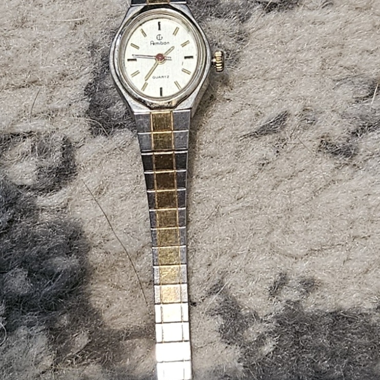 Armitron Ladies Silver Toned Analog Bracelet Band Watch Stainless Steel